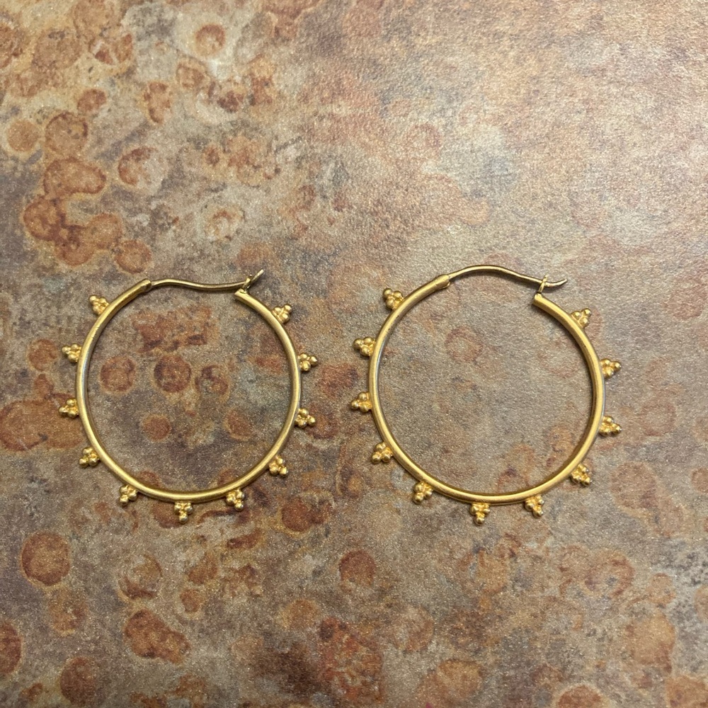 Satya Gold Hoop Earrings